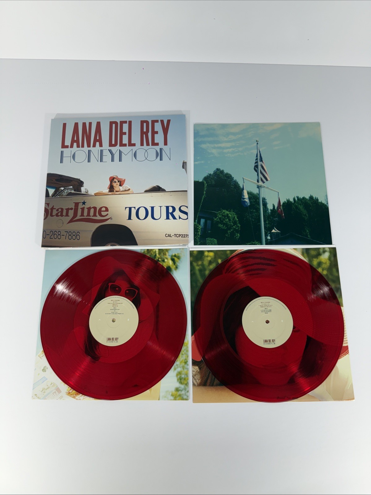 LANA DEL REY Honeymoon (2 Records 2015) Used Red Vinyl