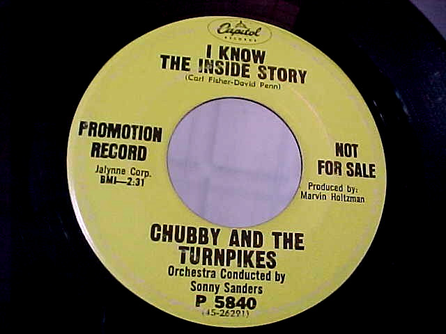 CHUBBY AND THE TURNPIKES - NORTHERN SOUL - PROMO - I KNOW THE INSIDE STORY