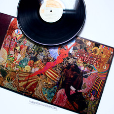 RARE QUADROPHONIC 1971 SANTANA ABRAXAS VINYL METALLIC COVER RARE picture
