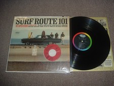 The Super Stocks - Surf Route 1964 LP Capitol Label # 2113 With 45 Record Shrink picture