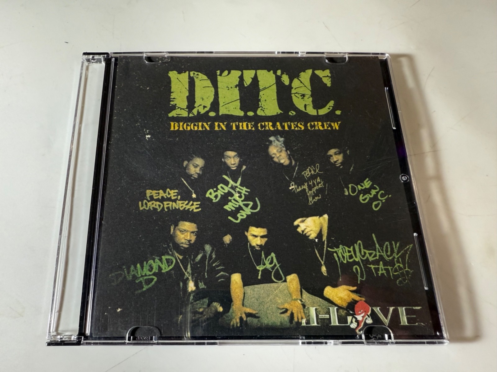 J LOVE- DIGGIN IN THE CRATES CREW D.I.T.C- HIP HOP RAP OLD SCHOOL MIXTAPE MIX CD