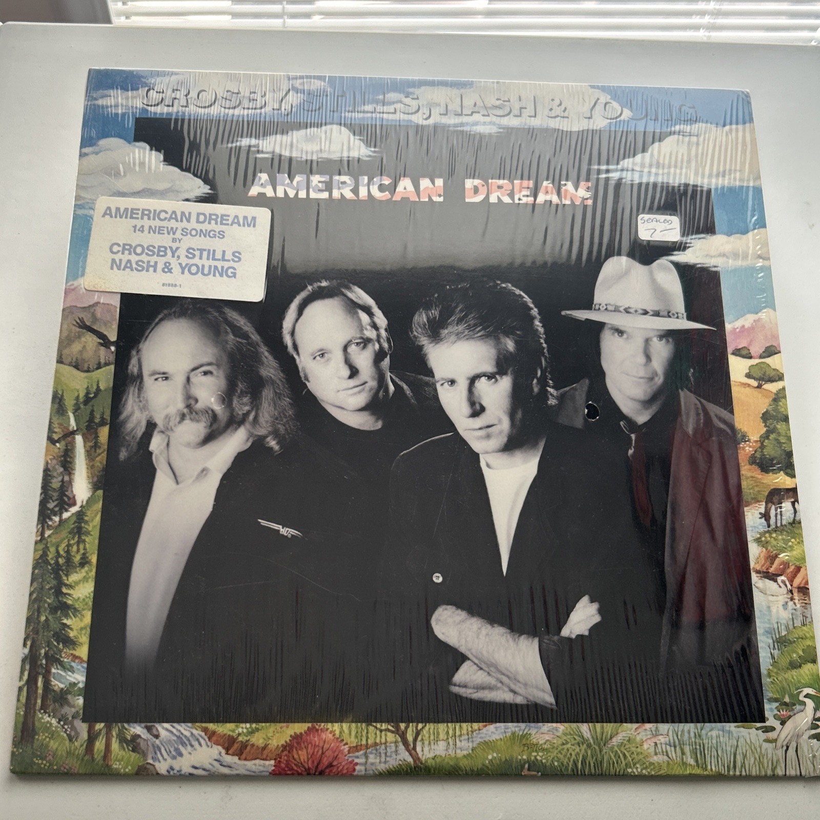 Crosby, Stills, Nash & Young American Dream Vinyl  1988 Atlantic First Press VG