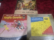Vintage Mid-Century Vinyl Record Album Cover Lot (3 Albums) – For Display Only picture