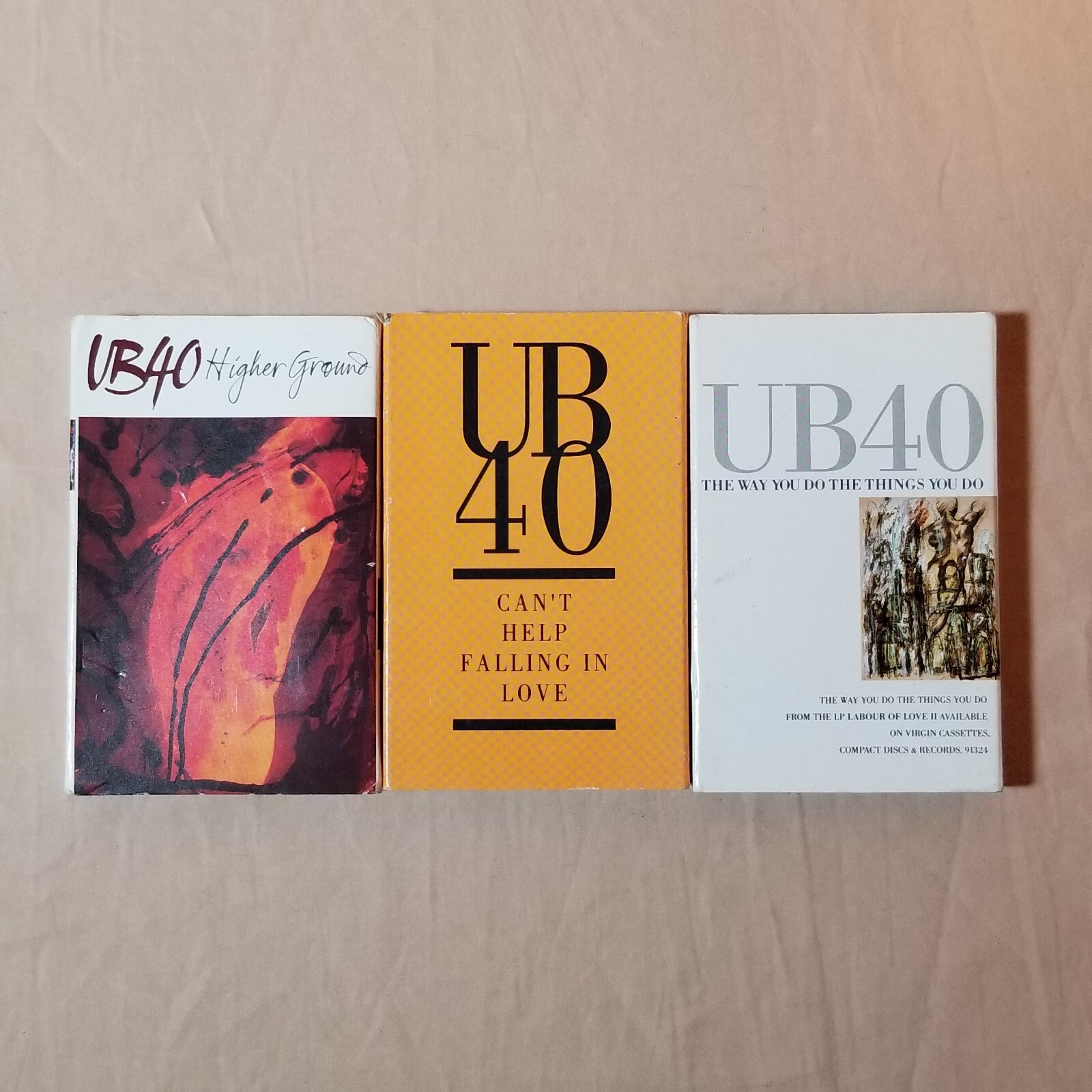 UB40 Ali Campbell Cassette Tape Single Lot Can't Help Falling In Love Cassingle