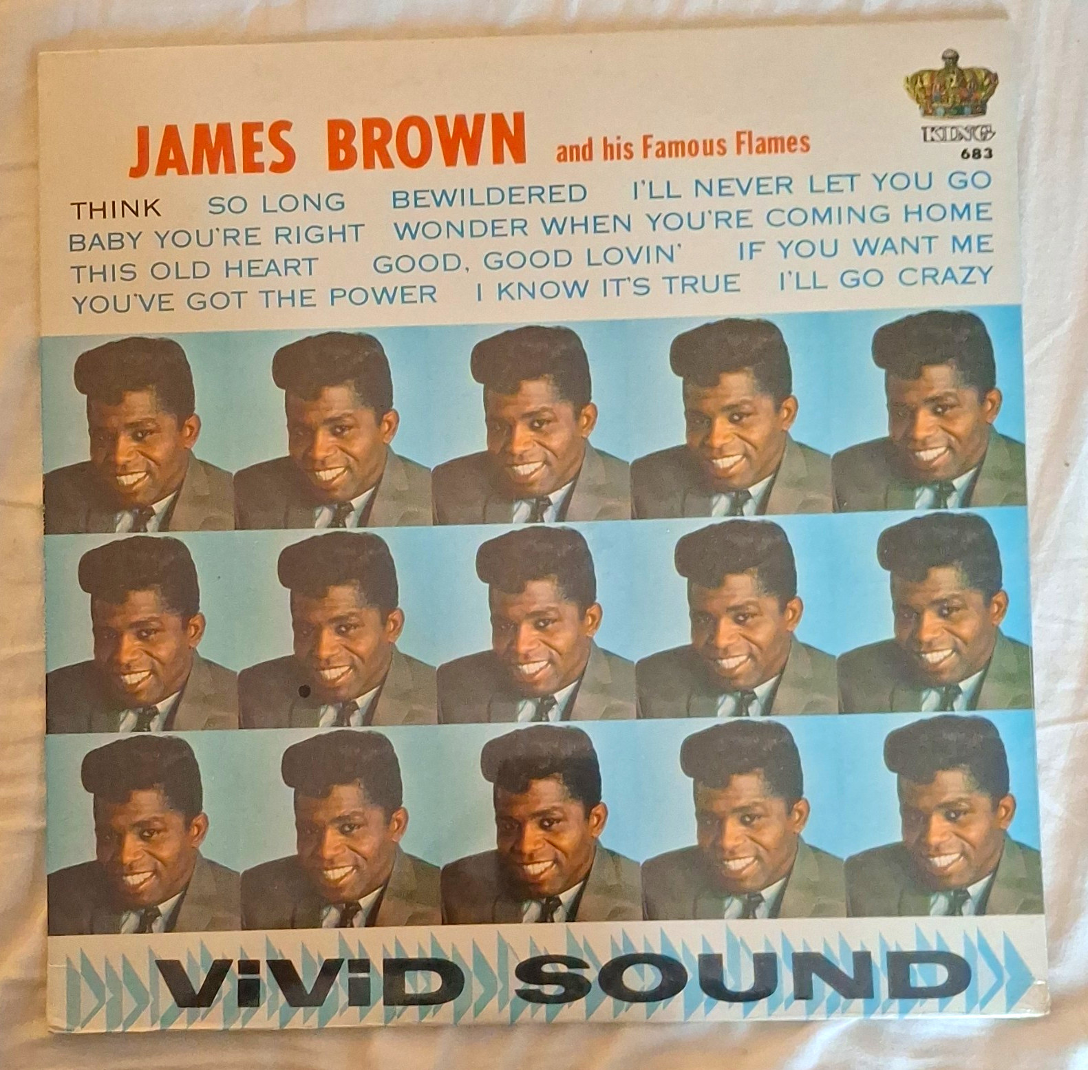 RARE Factory Sealed James Brown and His Famous Flames THINK LP King 683 Vintage