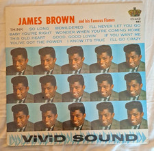 RARE Factory Sealed James Brown and His Famous Flames THINK LP King 683 Vintage picture
