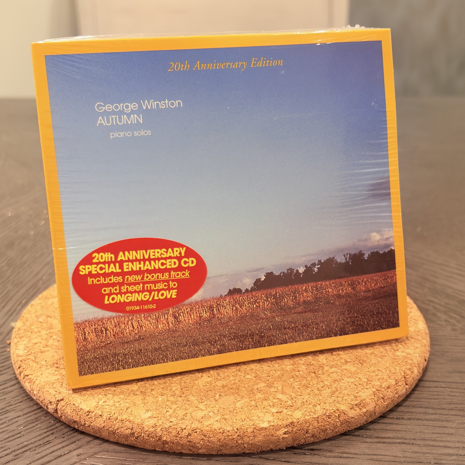 George Winston - Autumn - 20th Anniversary Enhanced CD - New Sealed Piano Solos