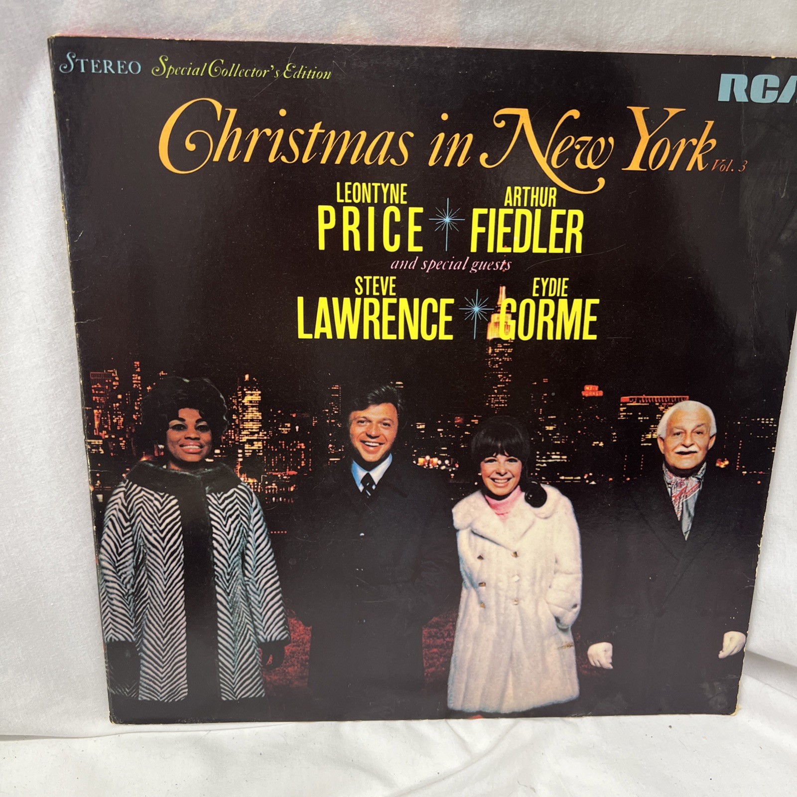 Vintage Christmas In New York Vol. 3 Rare 1969 Vinyl LP