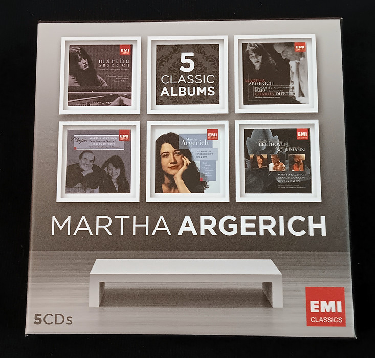 5-CD SET : Margaret Argerich plays 5 classic albums : Bartok, Prokofiev, more