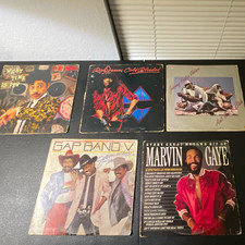 Lot of 5 Vintage 70s 80s Funk Soul Motown Vinyl LP Records Marvin Gaye Prince⁠ picture