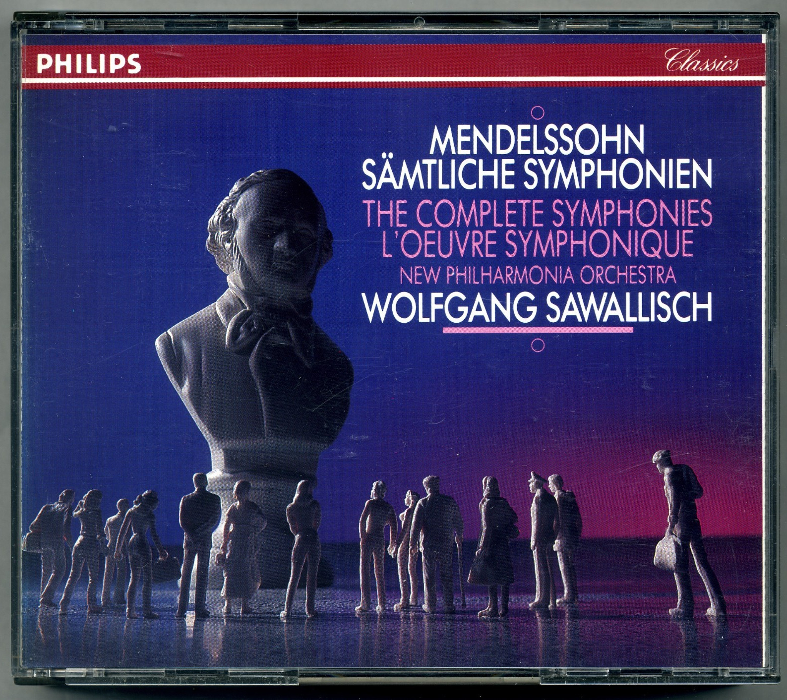 Mendelssohn The Complete Symphonies Philips 3 CD Silver Centers Sawallisch