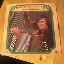 ALFREDO ROLANDO ORTIZ RAFAEL RICARD ARPA VALLENATA LP VINYL COLOMBIA 33 RPM 1981 picture
