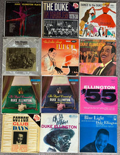 Lot of 12 Vintage DUKE ELLINGTON LP'S Jazz Vinyl Records Albums picture