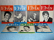 ELVIS MONTHLY MAGAZINE x 7 (1970) 11TH YR - NO's 120 121 122 125 12 127 129 picture