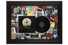 FRAMED QUEEN LP FULLY SIGNED - EXTRA LARGE ITEM  95x78CM picture