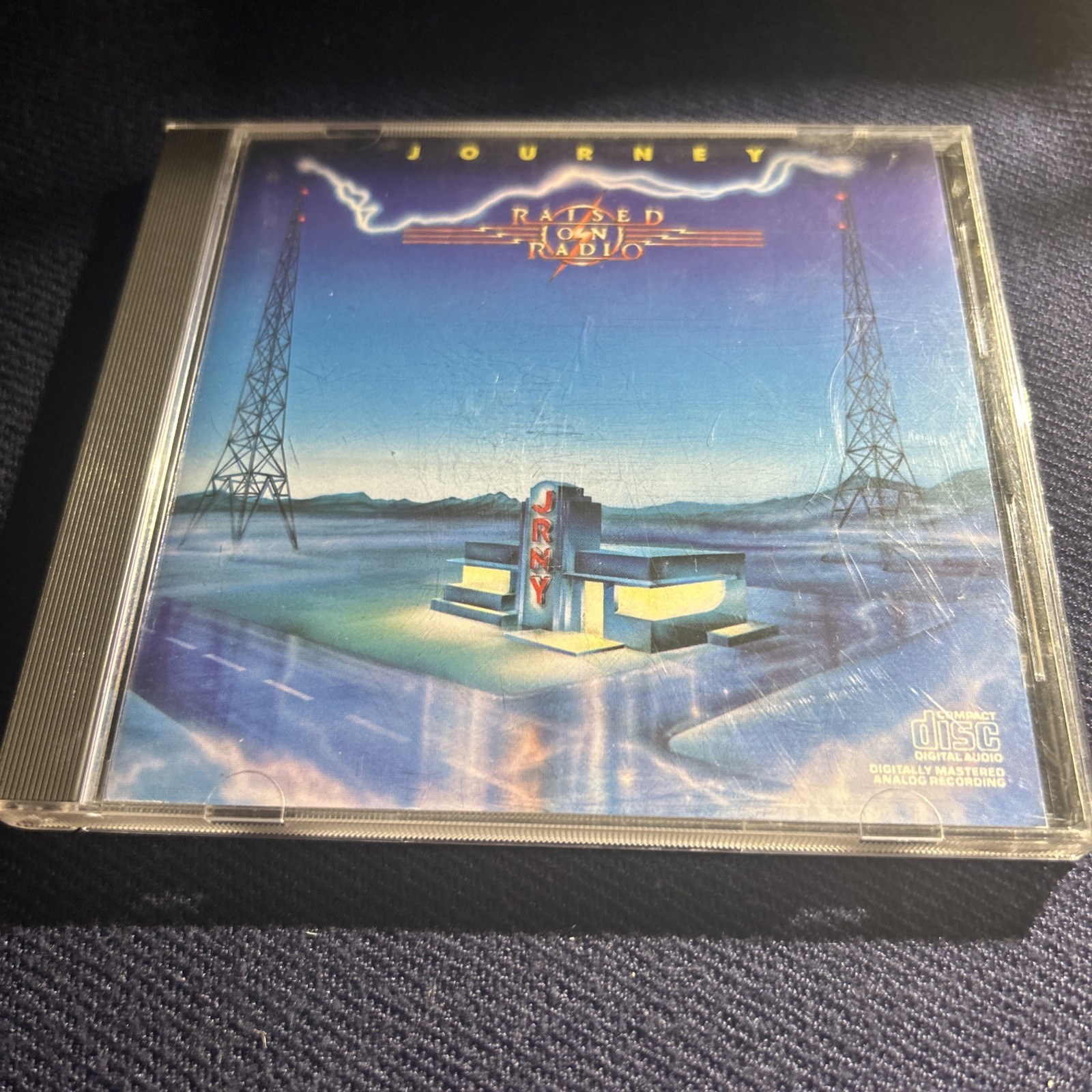 Journey Raised On Radio CD 1986 Early DADC Press CK 39936 COLUMBIA & Red 13 OOP