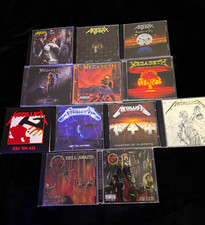 Big 4 of American Thrash Metal CD Lot Metallica Slayer Megadeth Anthrax VG+ picture