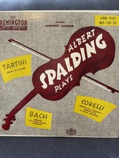 Rare 1st Ed Remington Mono ALBERT SPALDING /Tartini/Bach 'Sonatas' VG+ Tested picture
