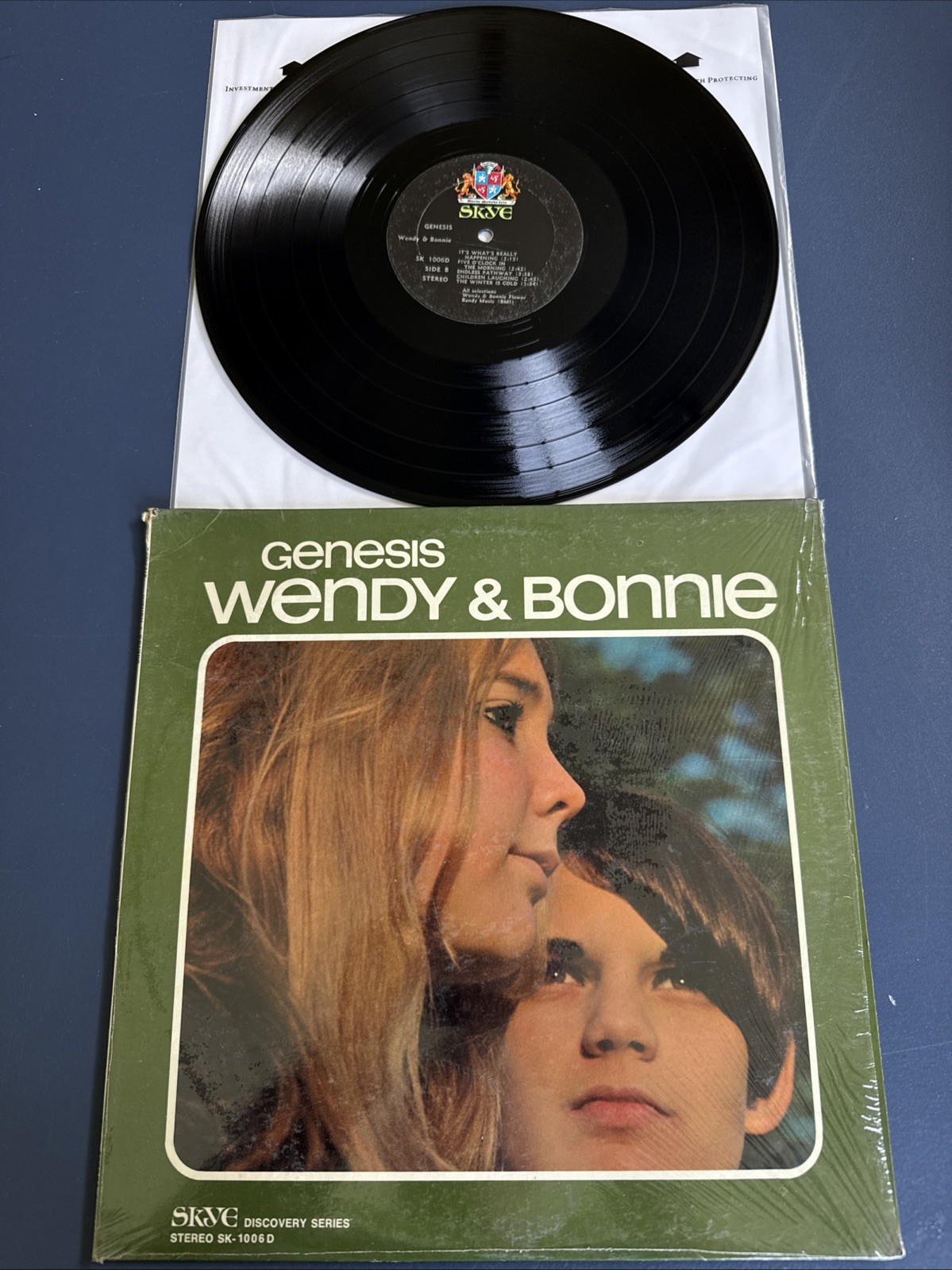 WENDY & BONNIE - Genesis Skye Shrink LP Vinyl VG+/VG+ 1969 1st Press