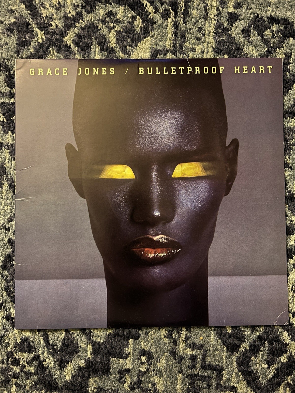 Grace Jones Bulletproof Heart 1989 Vinyl Album Capitol Records