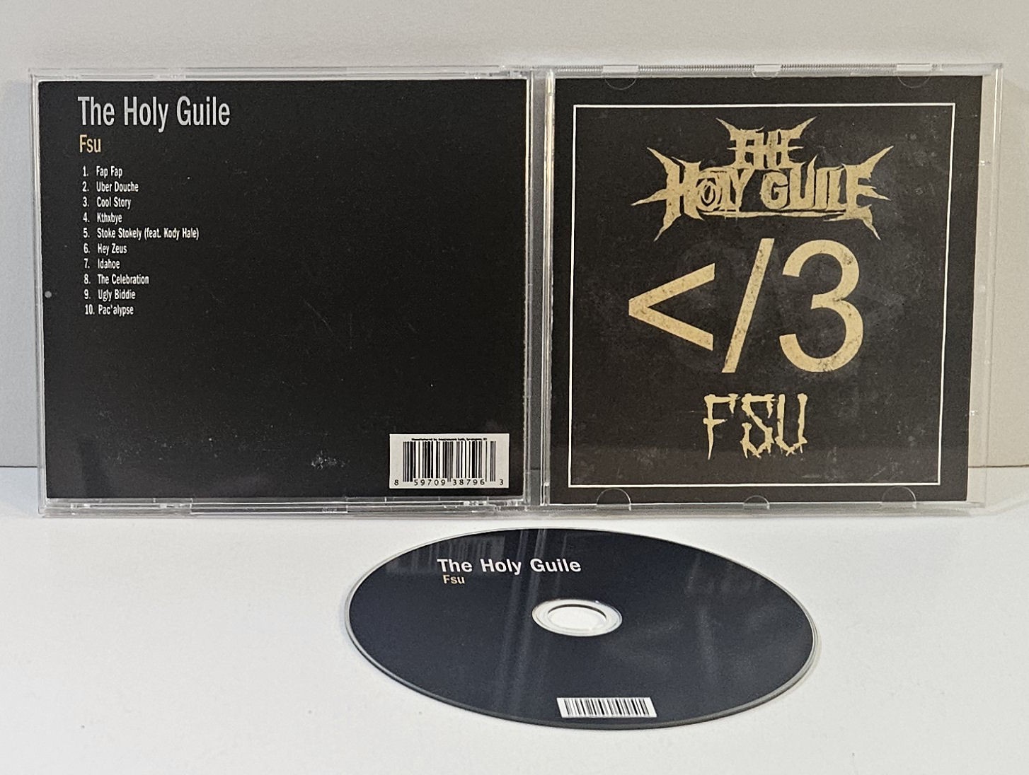 The Holy Guile FSU CD Deathcore Metal Disc Booklet Case 859709387963 2013