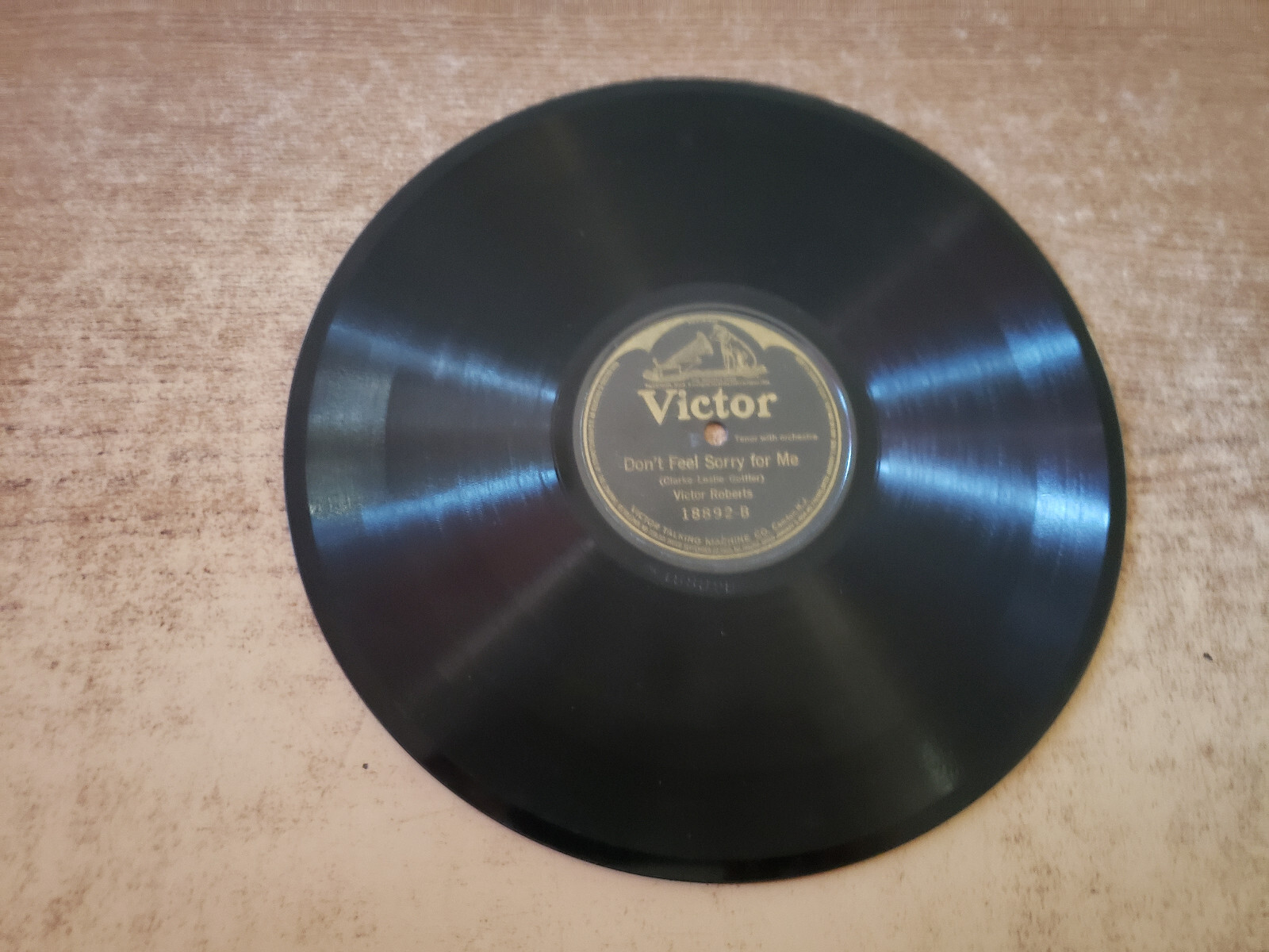 1920s MINT-EXC Victor Roberts Gee But I Hate To Go Home Alone/Don\'t 18892 78