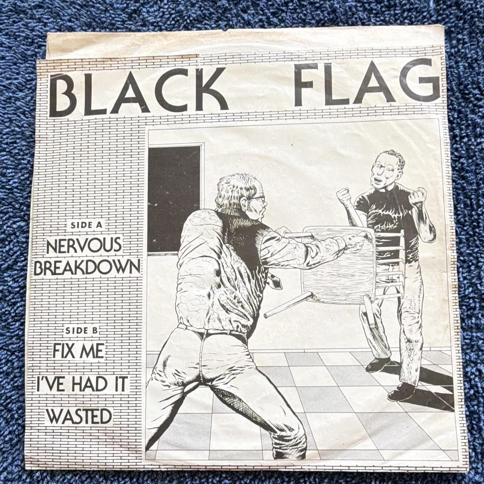 Black Flag Nervous Breakdown   First Pressing.   