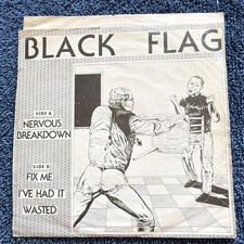 Black Flag Nervous Breakdown   First Pressing.    picture