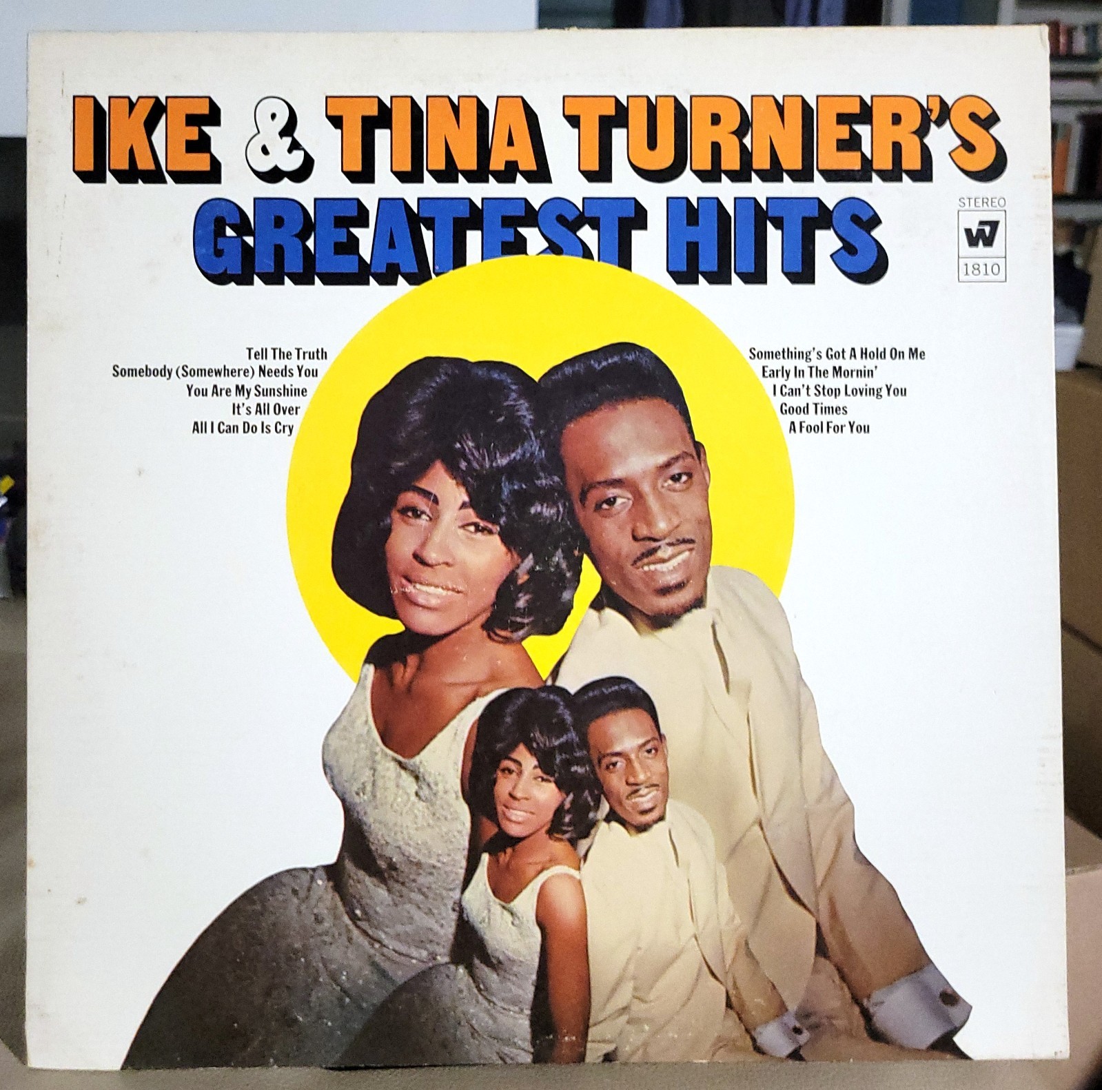 Greatest Hits IKE & TINA TURNER Promo White Label 1969 Warner Bros WS 1810 VG+