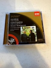 Dvorak Saint-Saens Cello Concertos CD Rostropovich Giulini EMI Great Recordings picture