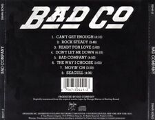 BAD COMPANY - BAD COMPANY NEW CD picture