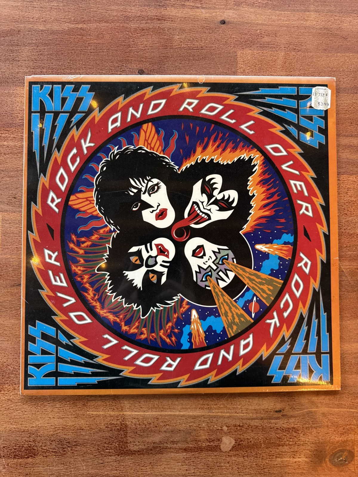 SEALED KISS Rock And Roll Over 1976 OG LP Vinyl Unopened UNPLAYED Mint/EX 1st US