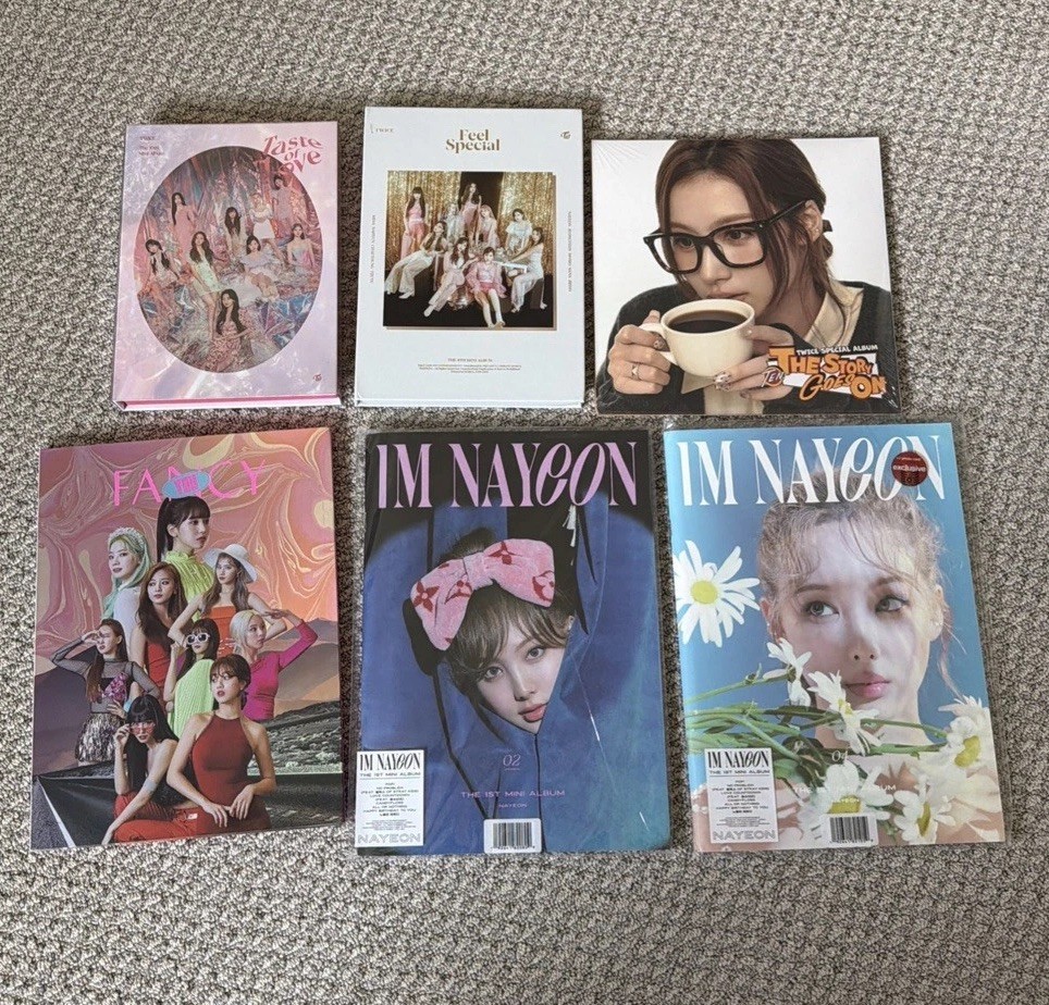 Twice ALBUM LOT set of 6 CDS fancy Im nayeon taste of love (read description)