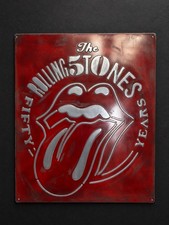 Rolling Stones Vintage Steel Garage Sign 20x24 Handmade Aluminum Relief picture