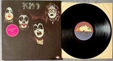 KISS Debut NB 9001 1A/1AX Bell Sound Joe 1974 Warner Promo Sticker EX/EX picture
