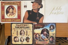 Willie Nelson 5 LPs: Before His Time, Outlaws, To Lefty, Red Headed, Me & Paul picture