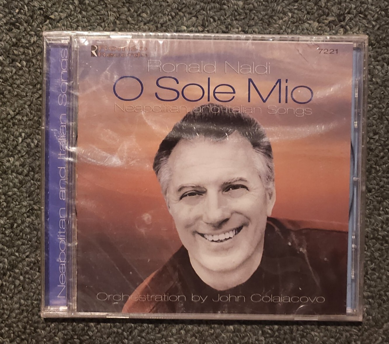 RONALD NALDI   \'O SOLE MIO: NEAPOLITAN SONGS & ROMANCES  CD New 