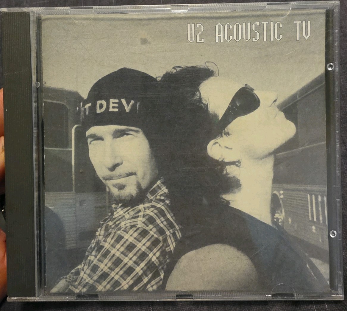 U2 Acoustic TV 1992/93 live tracks CD 1994 Teddy Bear Records Italy tested