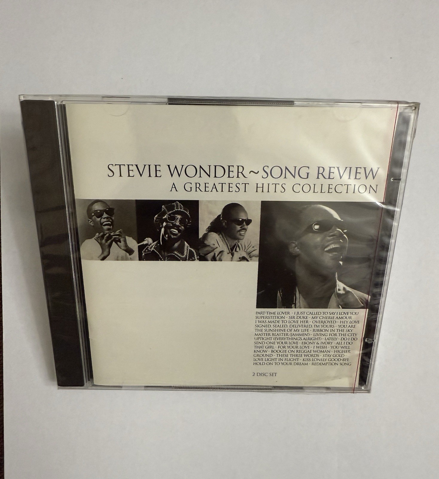 VTG 1996 Stevie Wonder Song Review Greatest Hits 2 CD New Sealed BMG Club 