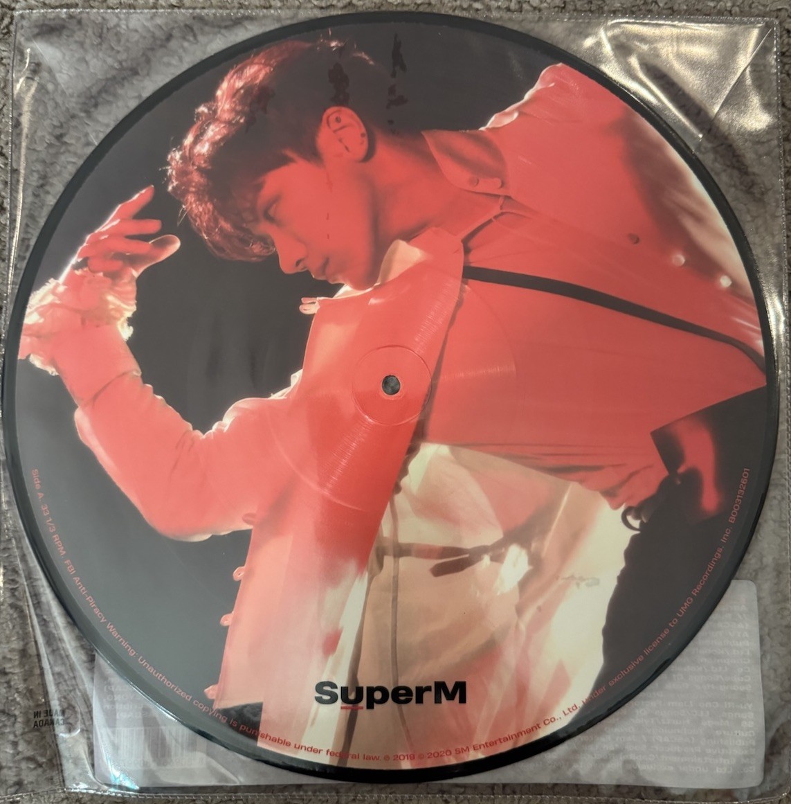 SuperM 1st Mini Album Ten Vinyl Record 1 LP Picture Disc Limited