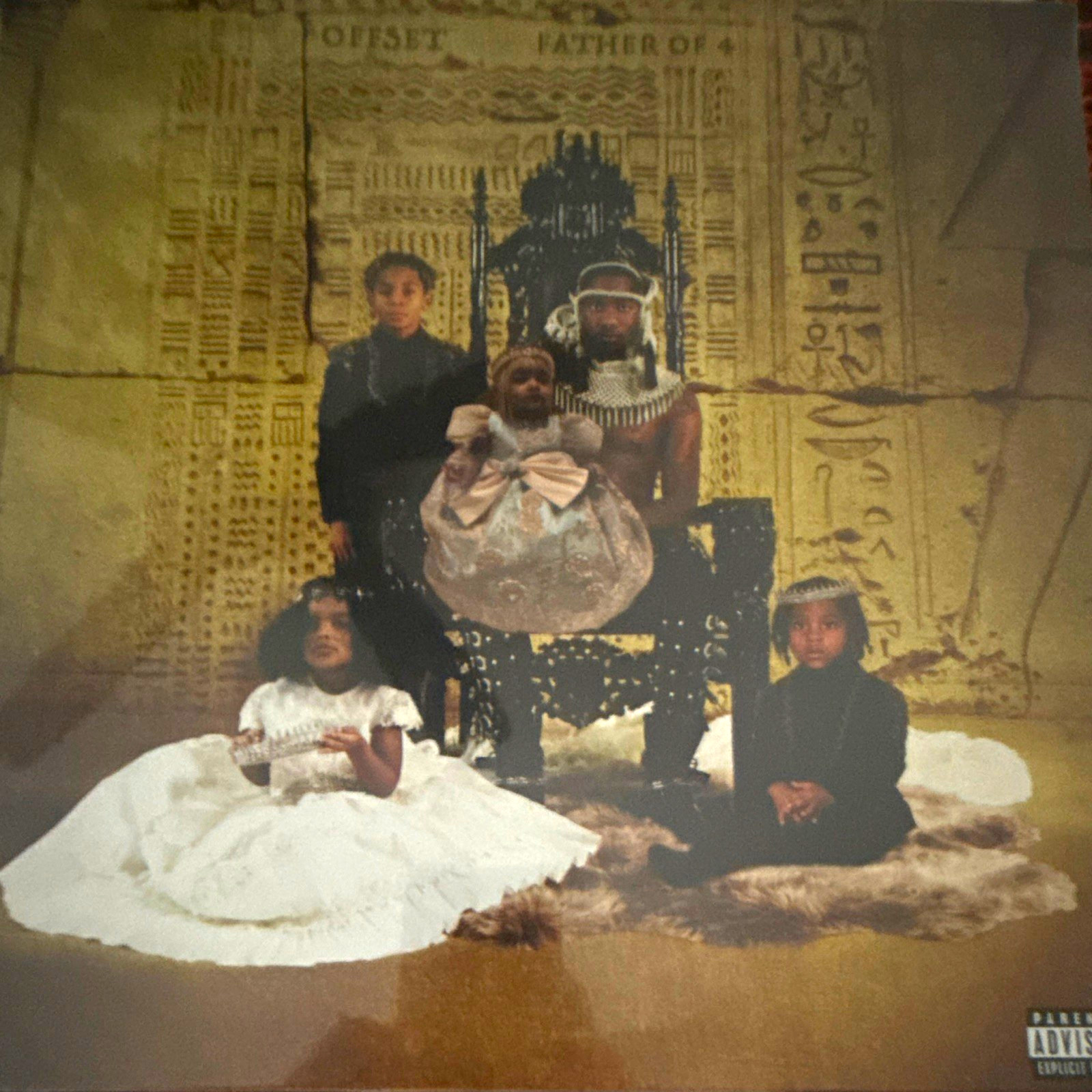 Offset Father of 4 Vinyl LP Parental Advisory Quality Control Music 2019 Hip-Hop
