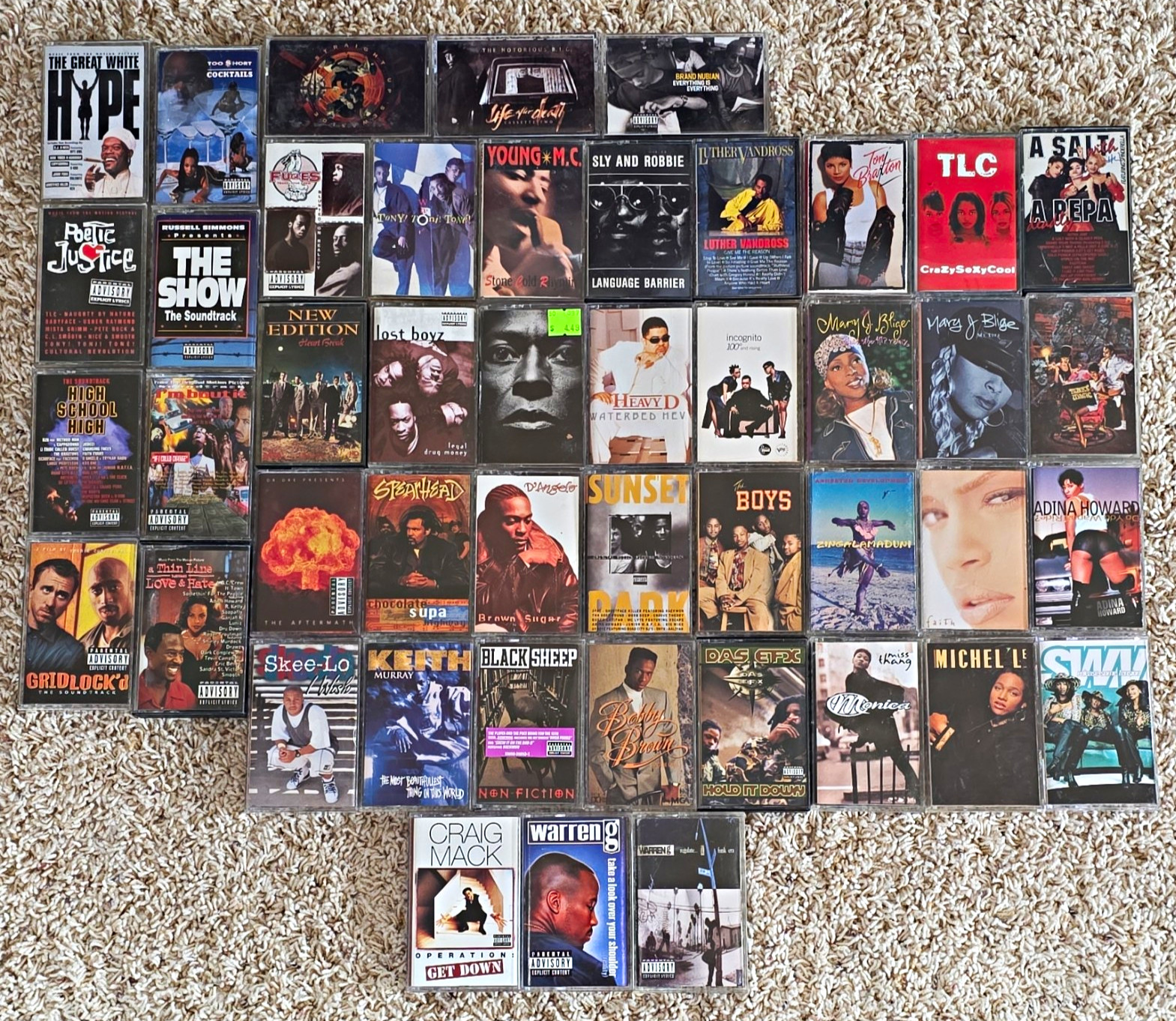 90s Hip Hop R&B Cassette Tapes Pick Choose Lot Rap Warren G TLC Blackstreet East