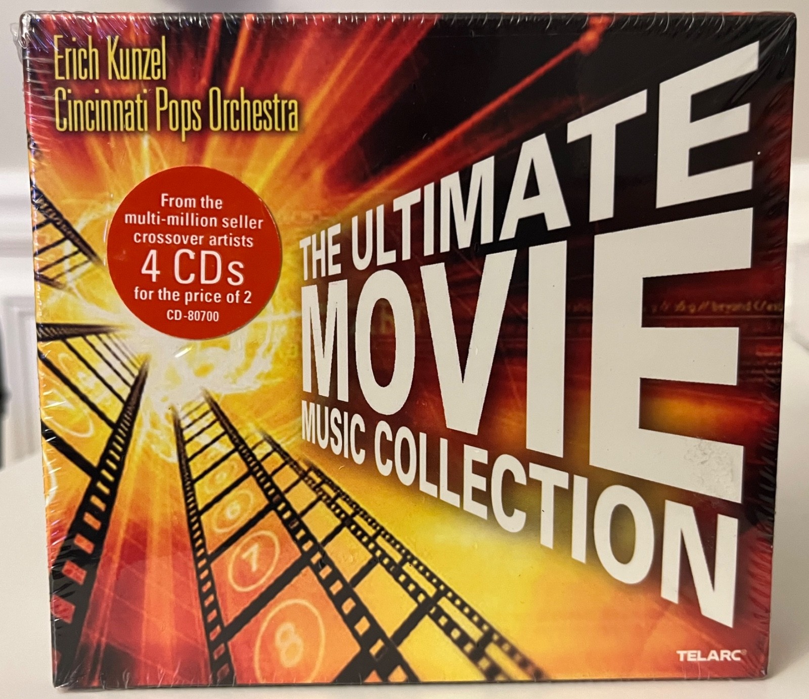 THE ULTIMATE MOVIE MUSIC COLLECTION 4CD Erich Kunzel Cincinnati Pops NEW SEALED