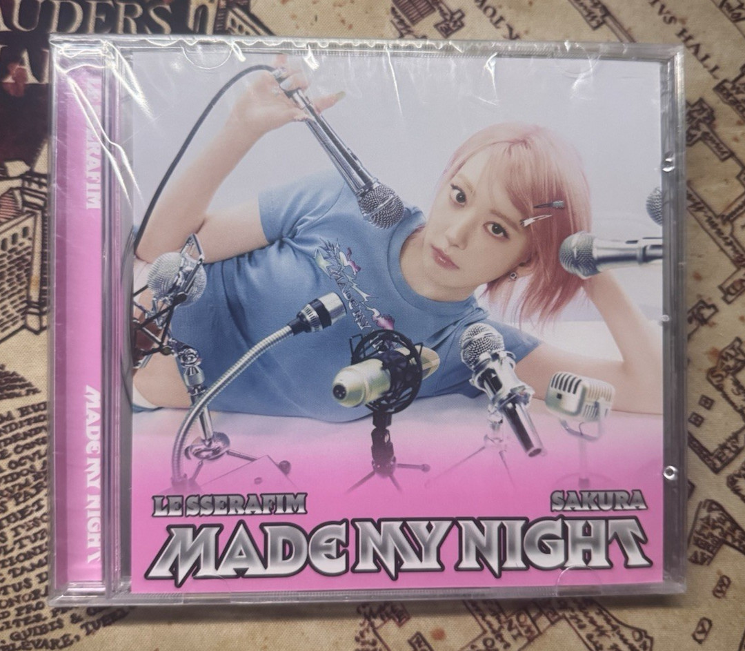 LE SSERAFIM Official - Made My Night 2nd Single Album CD SAKURA ver.