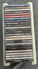 Y2K 25 CD Lot Pop Rock Alternative + VTG Allsop CD Rack Amy Winehouse Madonna picture
