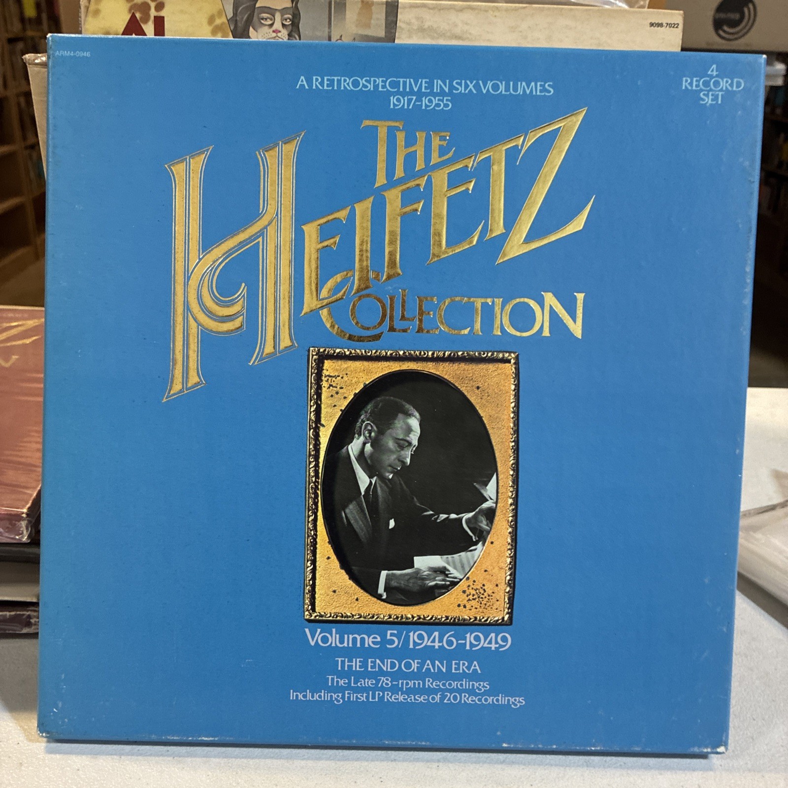 THE HEIFETZ COLLECTION VOL 5 4 Record Set Vinyl LP (70328)