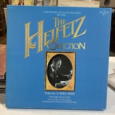 THE HEIFETZ COLLECTION VOL 5 4 Record Set Vinyl LP (70328) picture