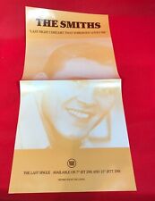 The Smiths Last Night I Dreamt ORIGINAL 1987 PROMO POSTER Rough Trade Billy Fury picture