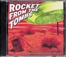 Vintage 2002 Rocket From The Tombs CD The Day The Earth Met Album Punk Rock Red picture
