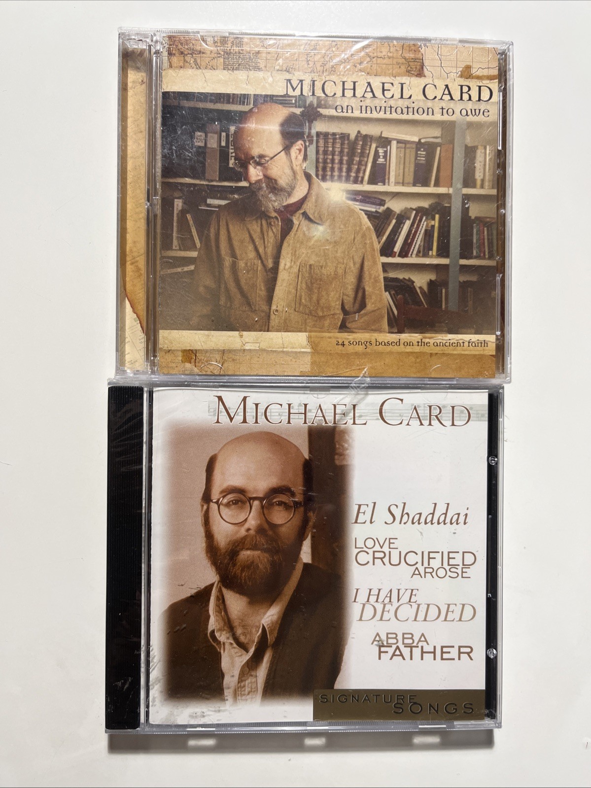 NEW SEALED 2 CD LOT MICHAEL CARD - AN INVITAION TO AWE / SIGNATURE SONGS
